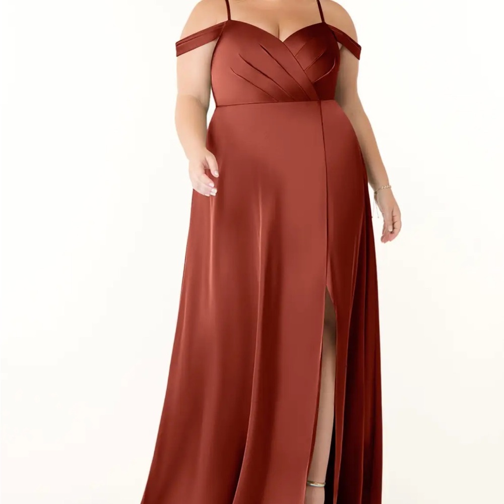 Azazie Off the Shoulder Dress